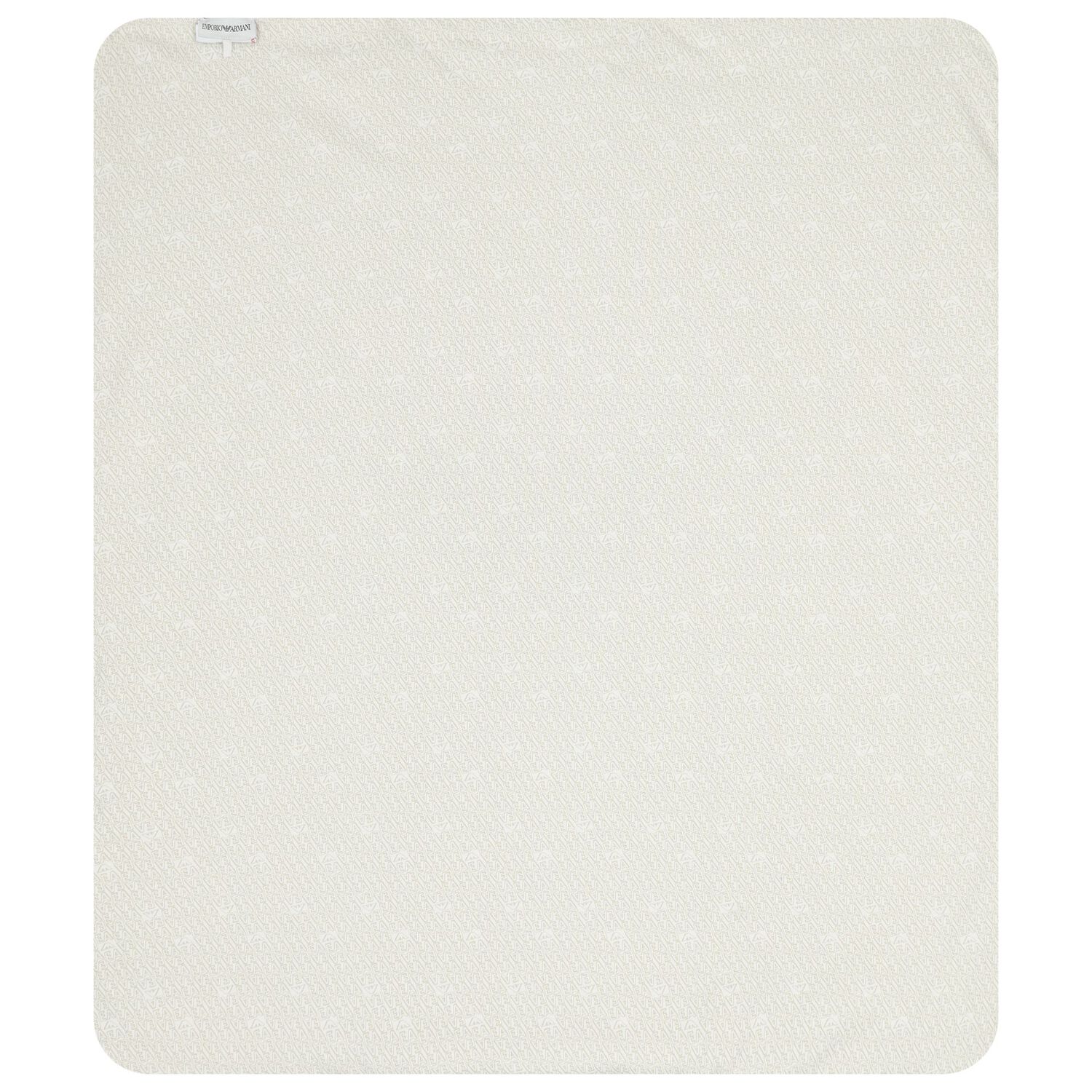 Ivory & Beige Logo Baby Blanket, 4, hi-res