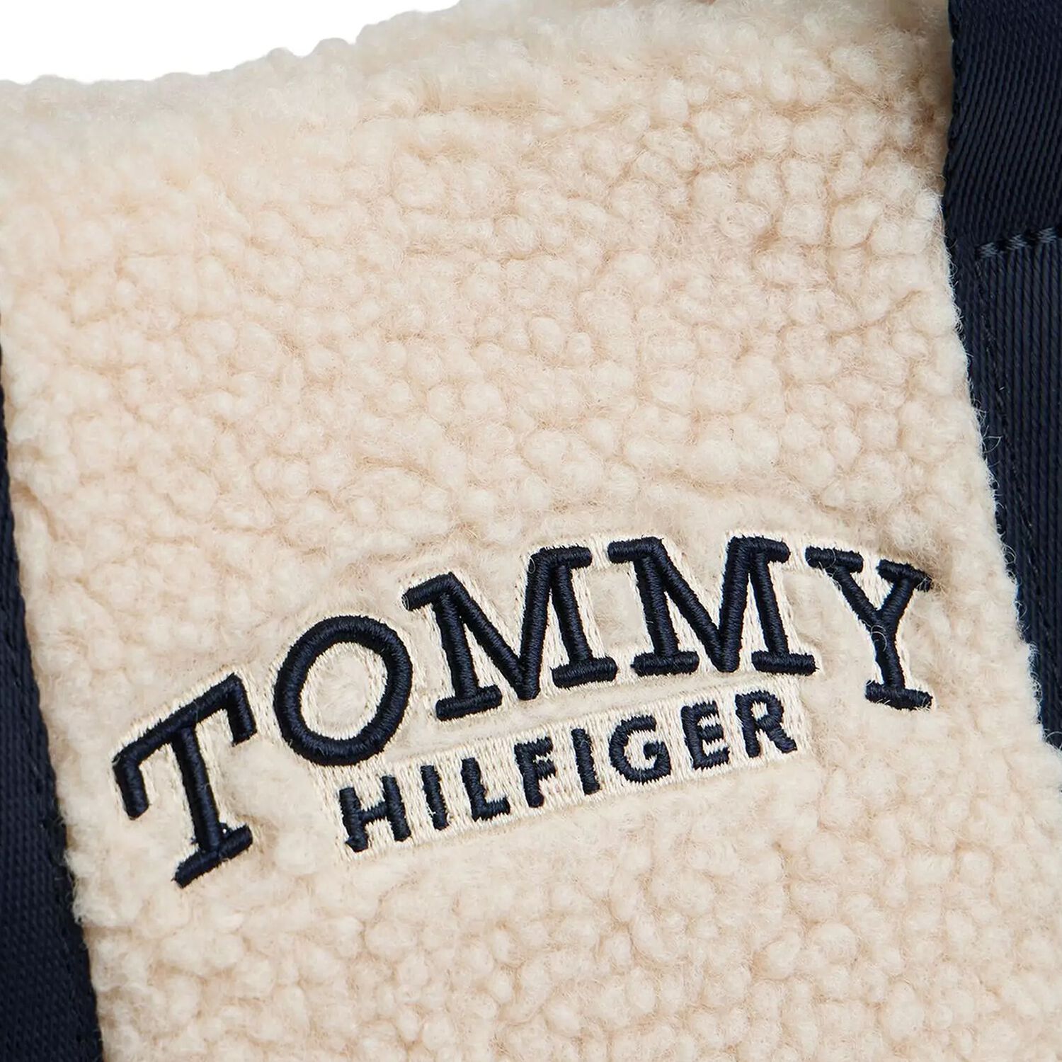 حقيبة حمل شيربا للبنات من الصوف باللون العاجي, 1, hi-res