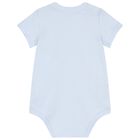 Baby Boys Ivory & Blue Babygrow Gift Set, 1, hi-res