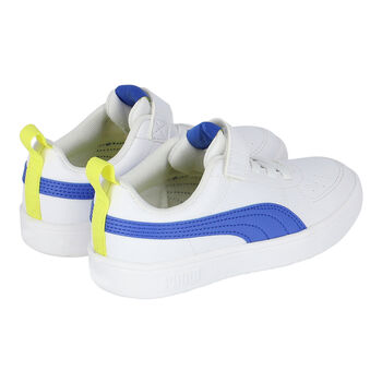 Boys White & Blue Rickie Trainers 