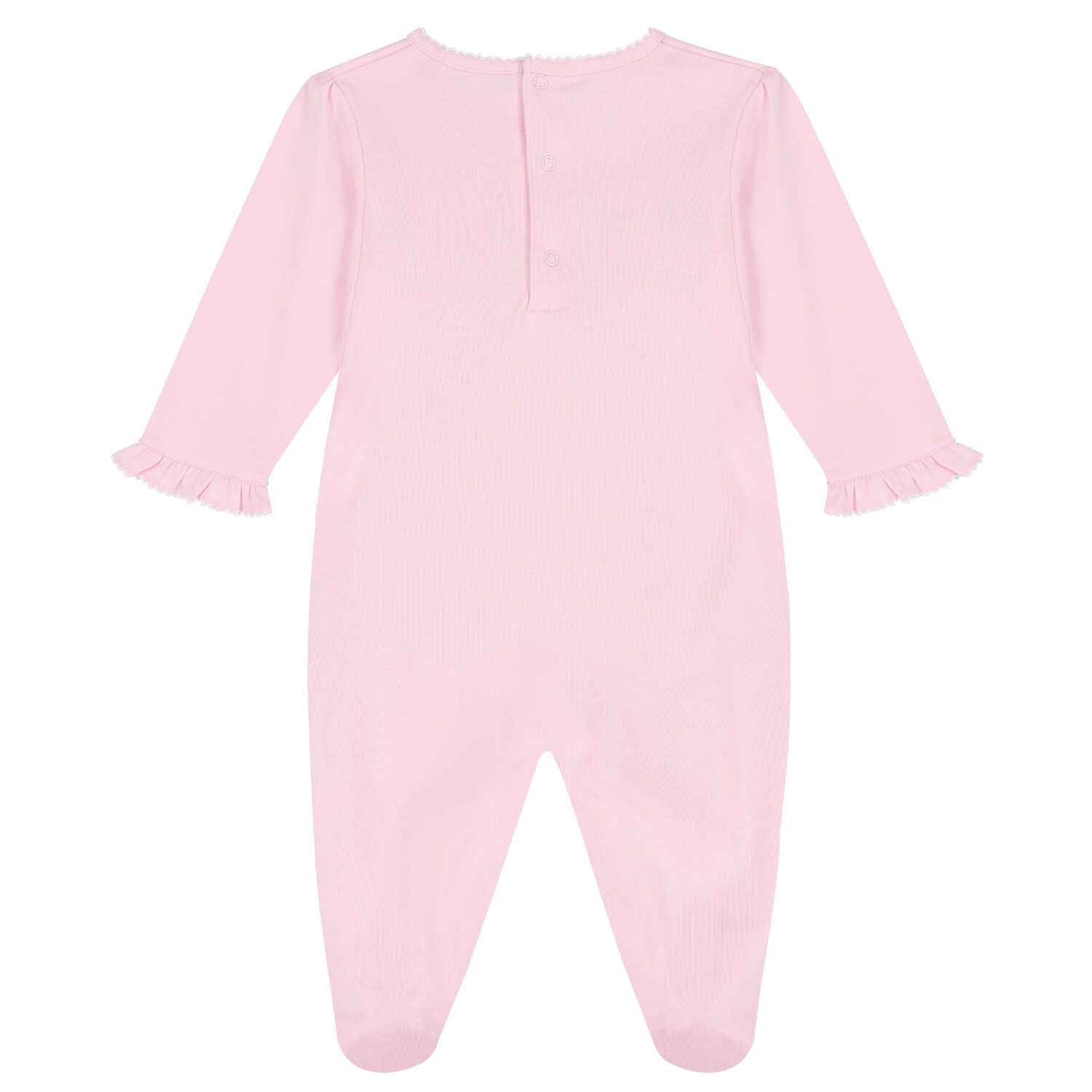 أفرول بنات بطبعة الزهور باللون الأبيض, 1, hi-res image number null