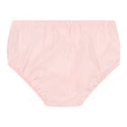 طقم فستان بنات تول لامع باللون الوردي للأطفال, 1, hi-res