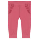Younger Girls Pink 3-Piece Tracksuit, 1, hi-res
