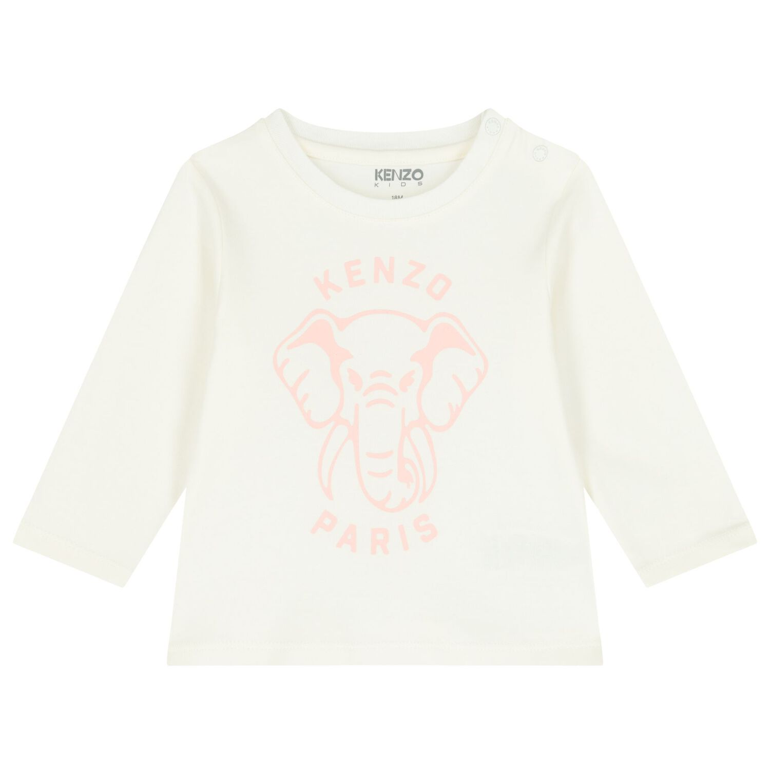 Girls Pink Elephant Baby Tracksuit Set, 1, hi-res image number null