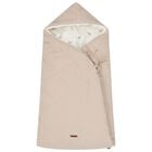 Ivory & Beige Hooded Reversible Baby Nest, 1, hi-res