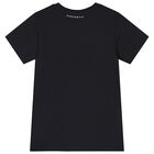 Boys Black Logo T-Shirt, 2, hi-res