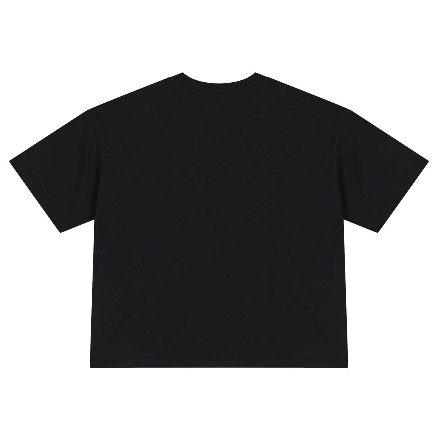 تيشيرت بنات مطرز بالترتر بطبعة الزهور باللون الأسود   , 1, hi-res