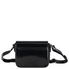 Girls Black Leather Handbag, 2, hi-res