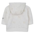 Younger Ivory & Beige Tiger Logo Tracksuit Set, 1, hi-res