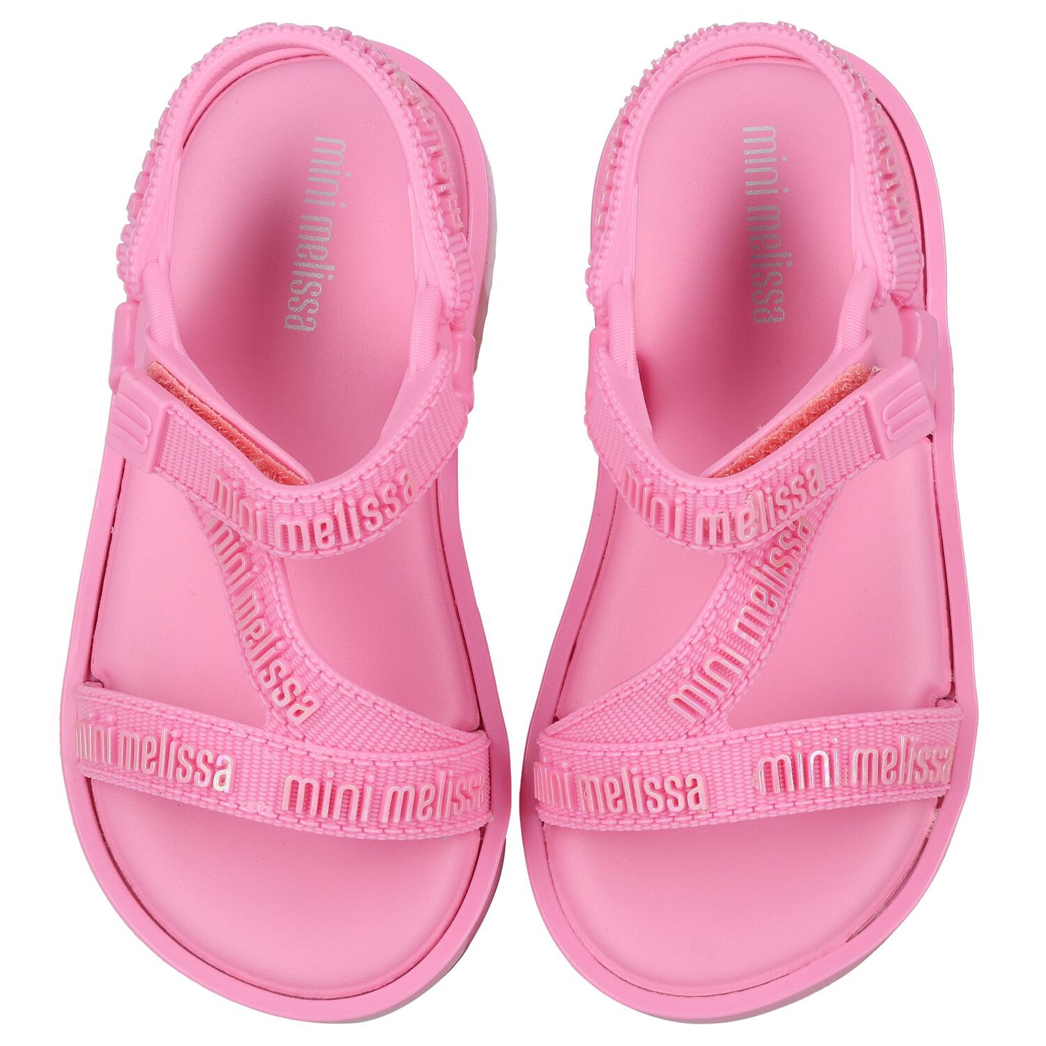 Younger Girls Pink Logo Sandals, 1, hi-res