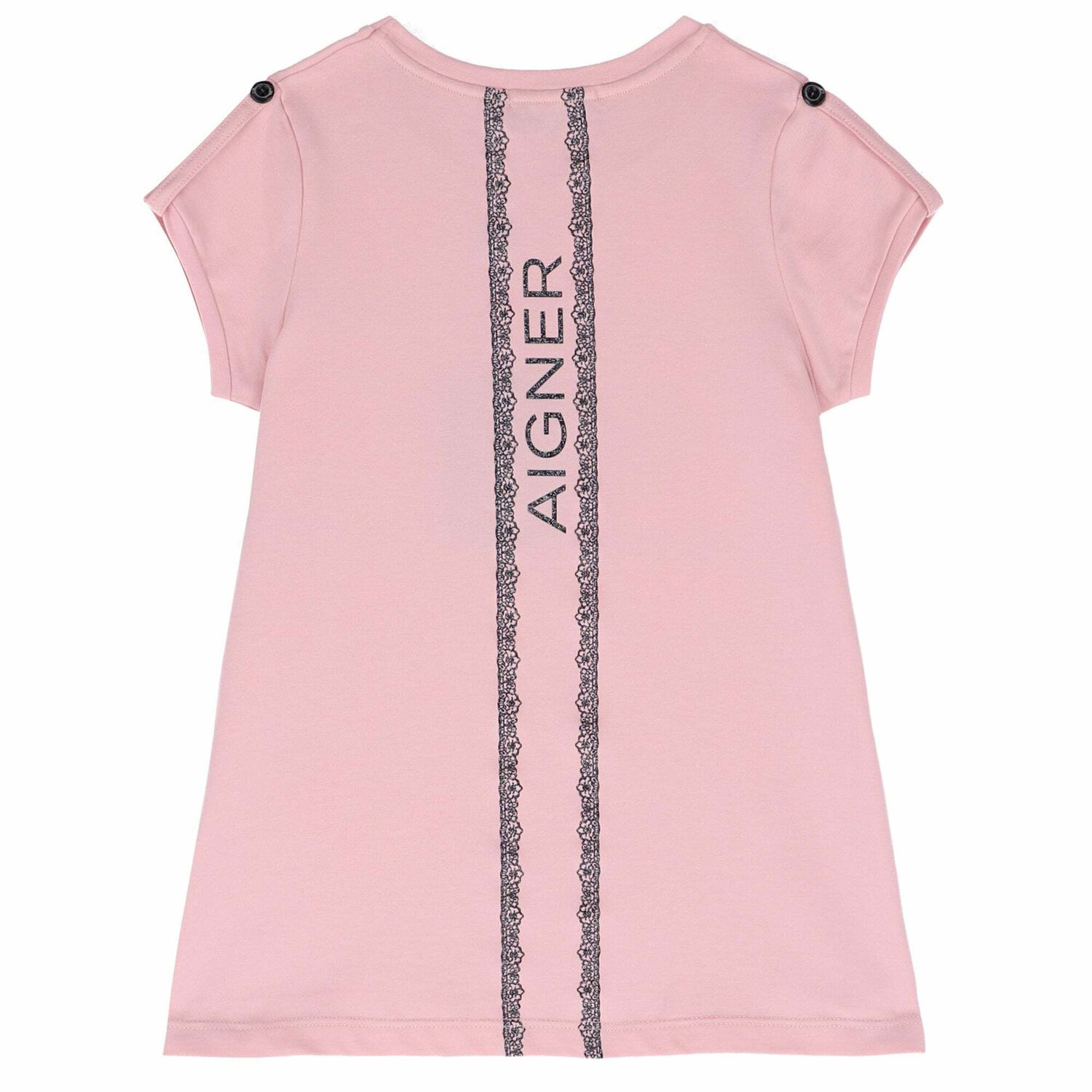 Girls Pink Logo T-Shirt, 1, hi-res image number null