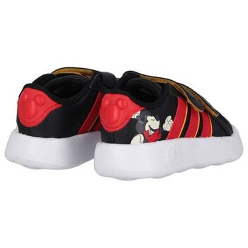 حذاء رياضي جراند كورت للأولاد ميكي ماوس باللون الأسود والأحمر