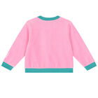 طقم تنورة بنات باللون الوردى والاخضر, 1, hi-res