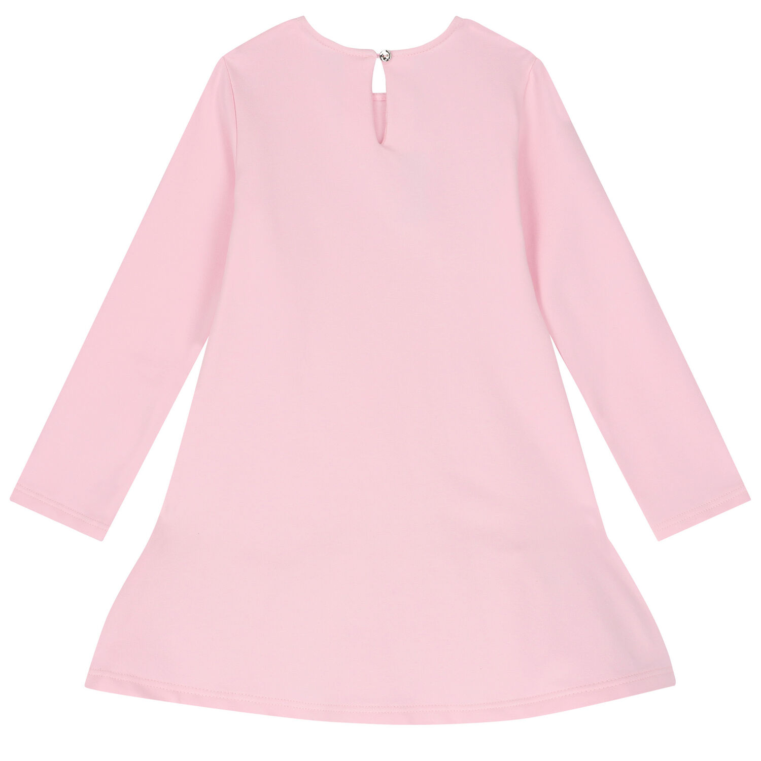 فستان بنات بطبعة تيدي باللون الوردى, 1, hi-res