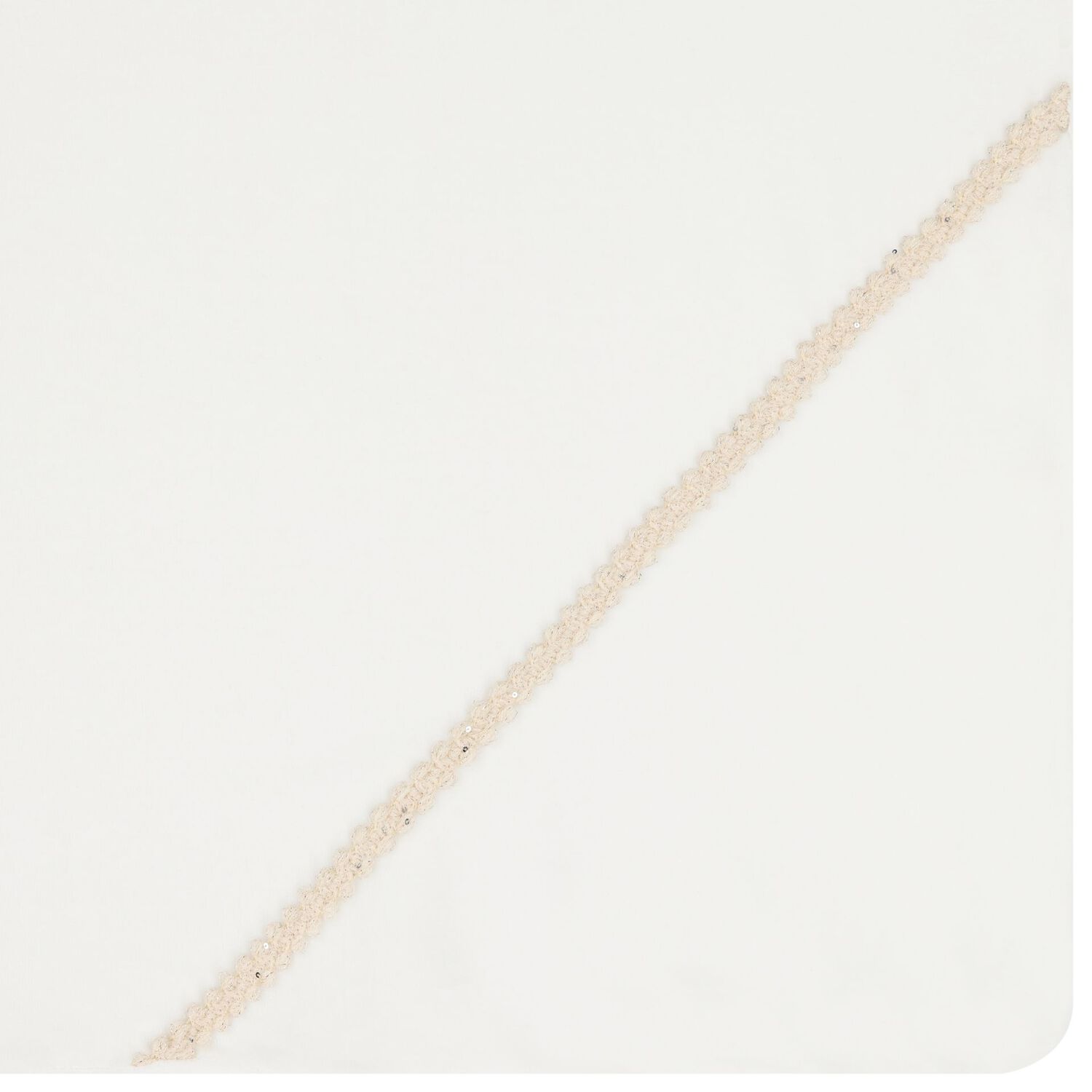 Baby Girls Ivory Velour Blanket, 1, hi-res