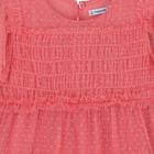 فستان تول للبنات باللون الوردي, 3, hi-res