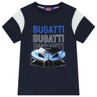 Boys Navy Blue Logo T-Shirt, 2, hi-res