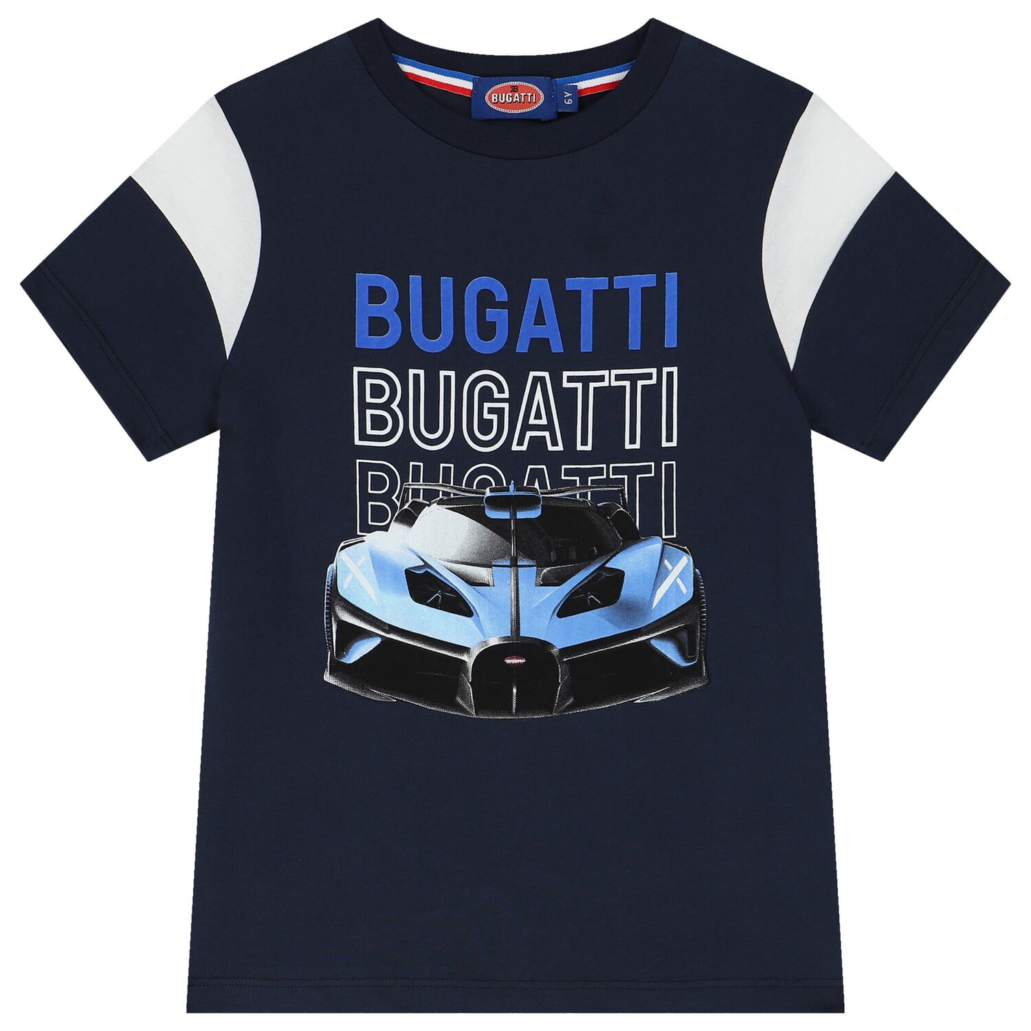 Boys Navy Blue Logo T-Shirt, 2, hi-res