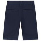 Boys Navy Blue Shorts, 4, hi-res