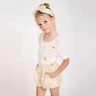 تيشيرت باللون الأبيض للبنات, 1, hi-res