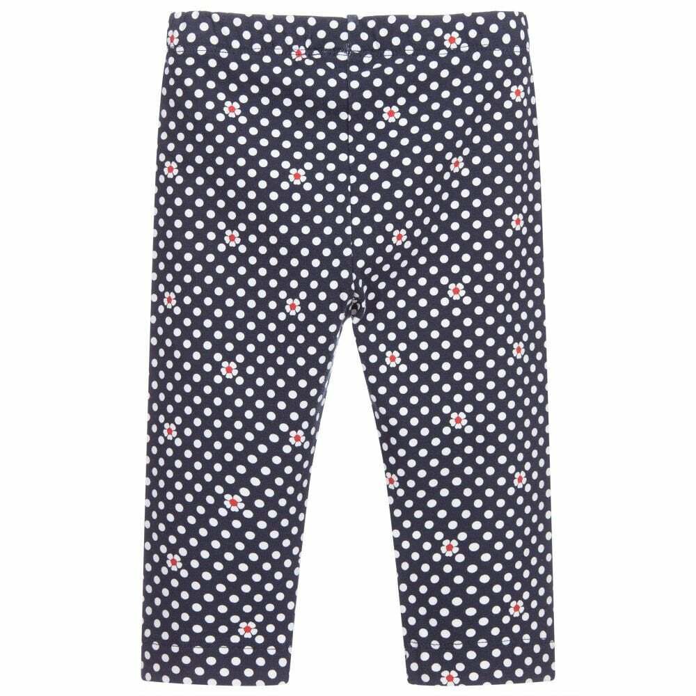 Navy blue leggings shop for baby girl