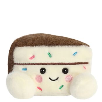 Palm Pals Ivory Sprinkles Cake Slice Soft Toy ( 7cm )
