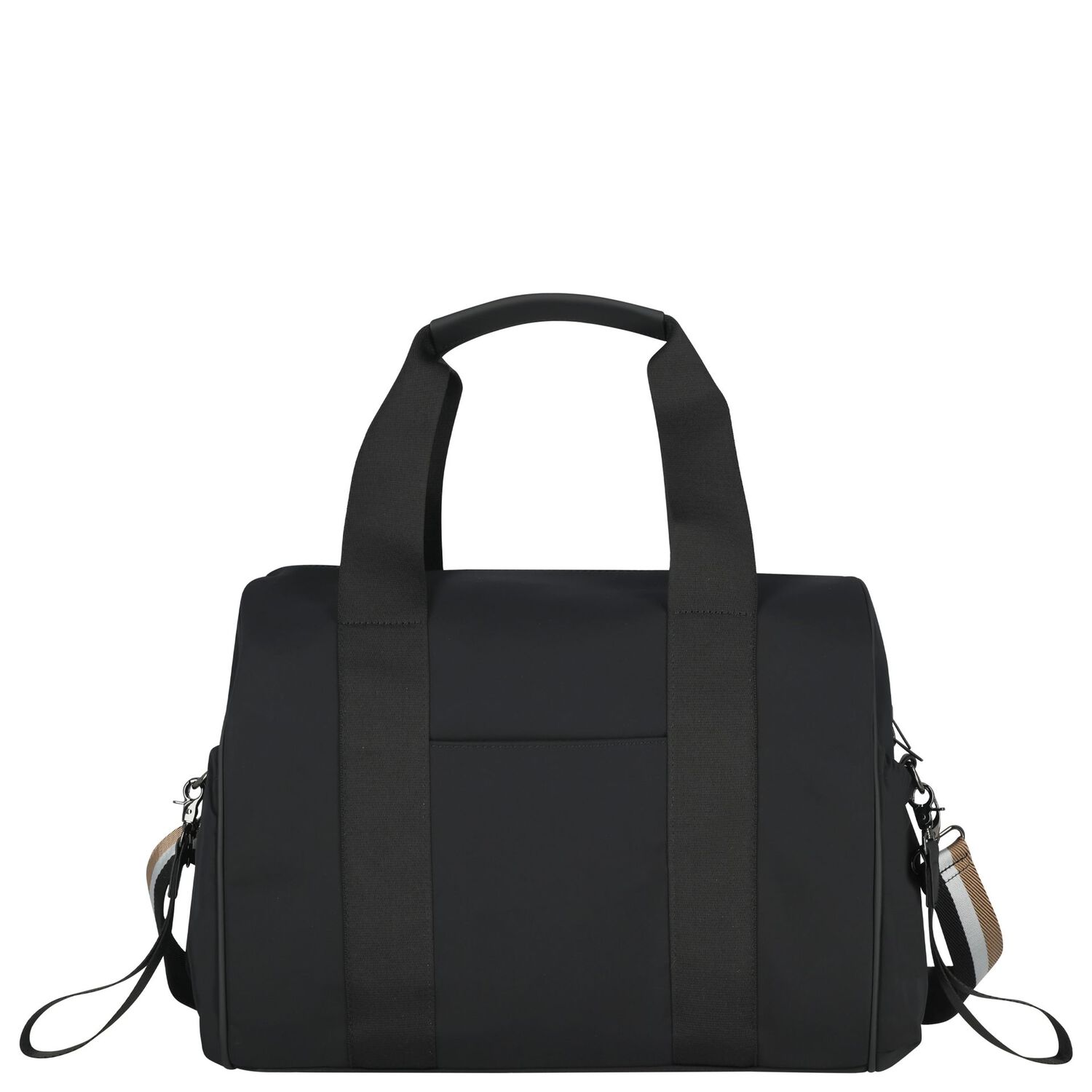Black Logo Baby Changing Bag , 1, hi-res