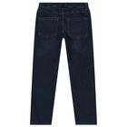 بنطلون أولاد جينز بشعار دب تيدي باللون الأزرق , 1, hi-res