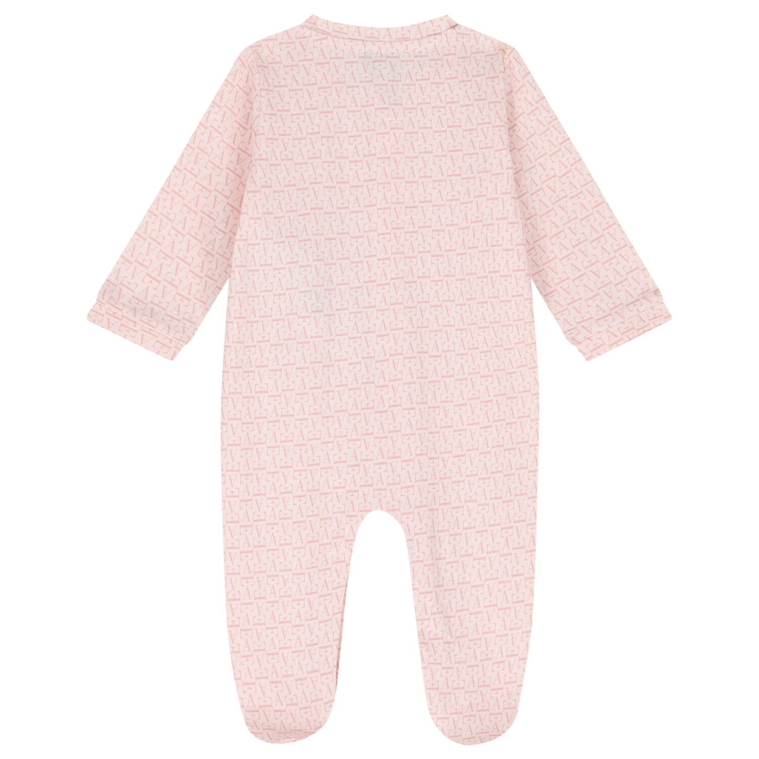 Baby Girls Pink Logo Babygrow Gift Set, 2, hi-res
