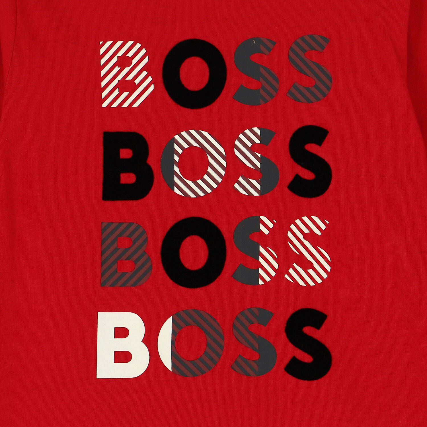 Boys Red Logo Long Sleeve Top, 1, hi-res image number null