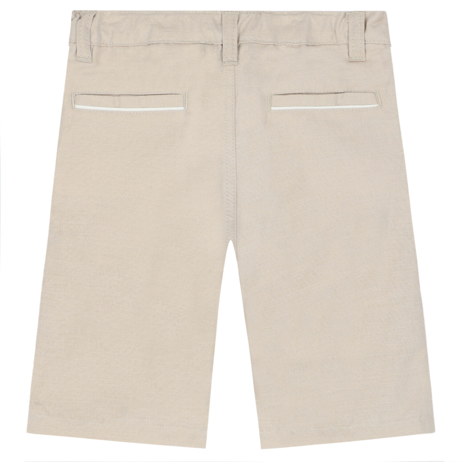 Boys Beige Logo Shorts, 1, hi-res image number null