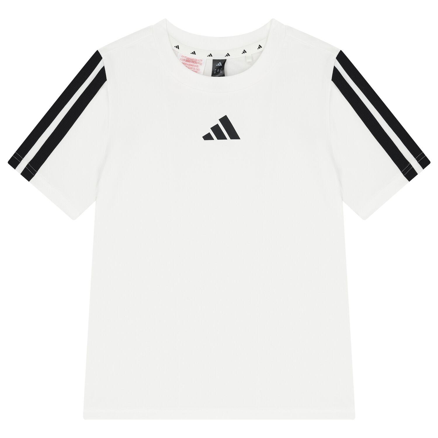Boys White Logo T-Shirt, 1, hi-res
