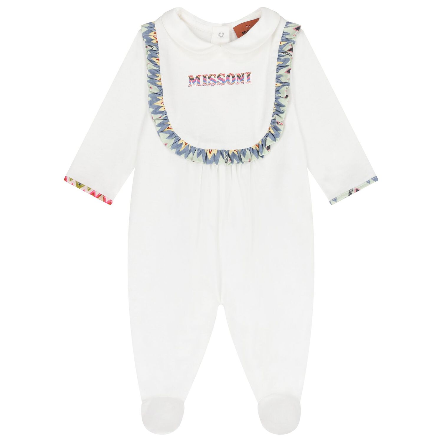 Baby Girls White Logo Babygrow Gift Set, 1, hi-res