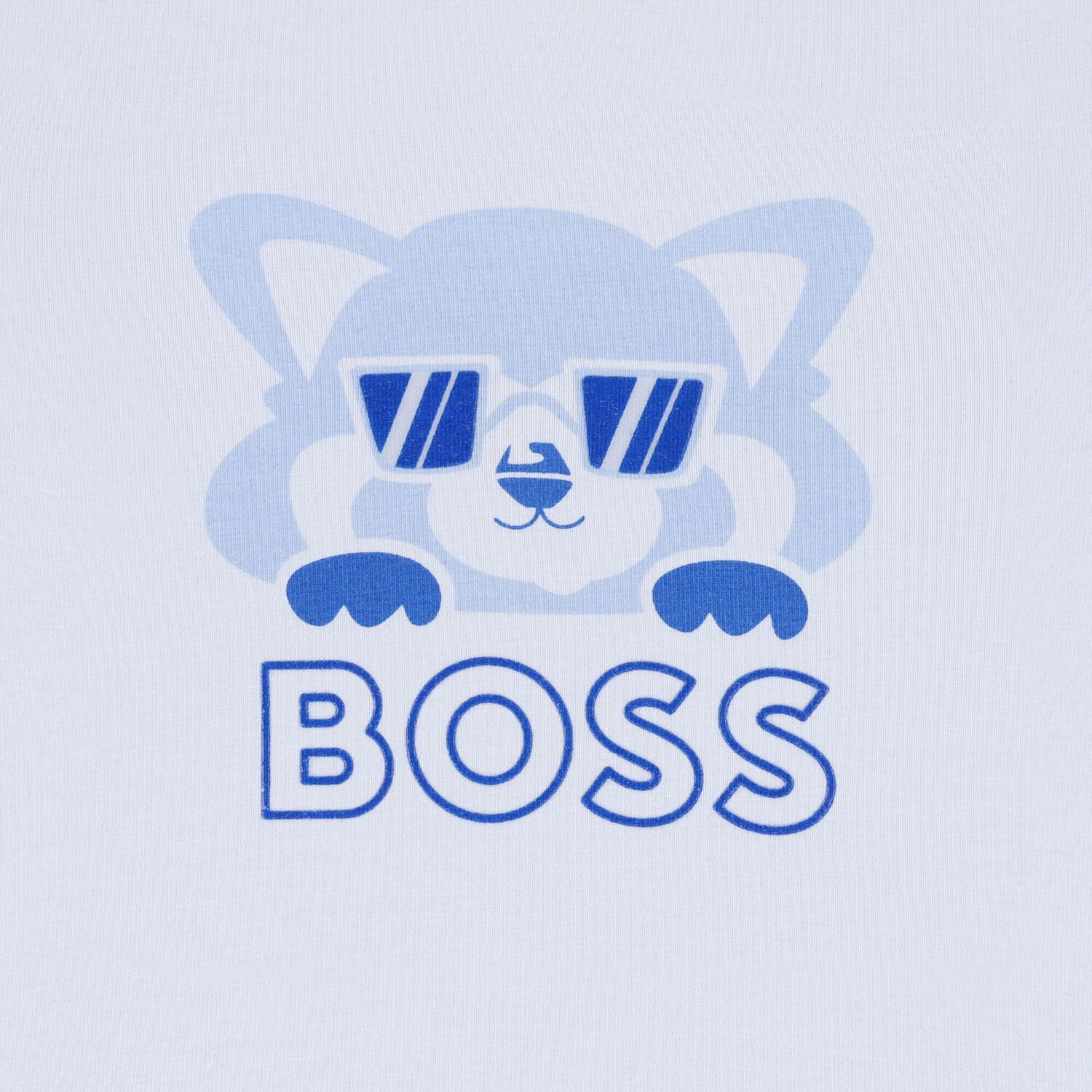 طقم شورت اولاد بالشعار باللون الازرق والكحلى, 2, hi-res