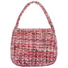 حقيبة يد تويد حمراء للبنات, , hi-res