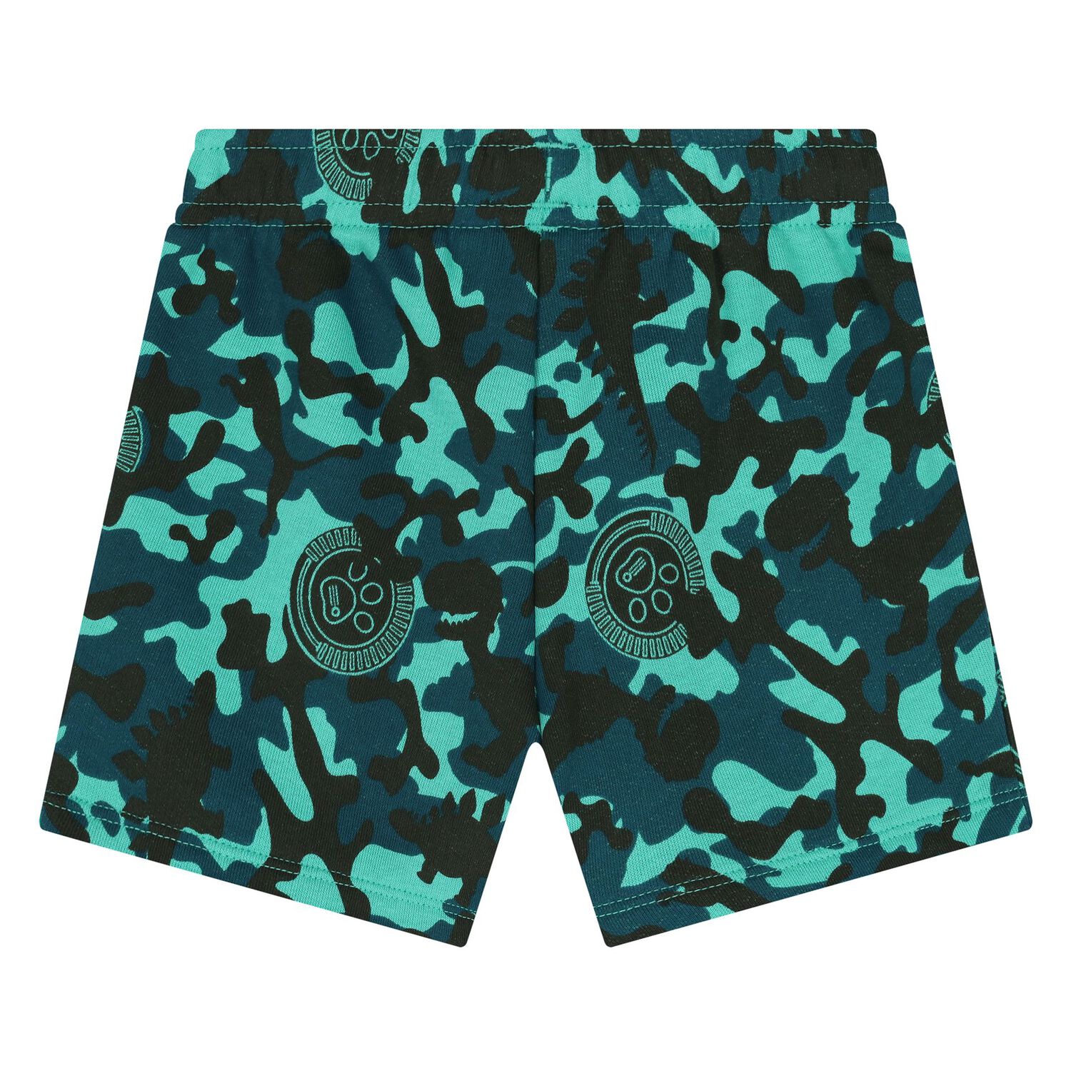 Younger Boys Green Logo Paw Patrol Camouflage Shorts Set, 1, hi-res