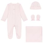 Baby Girls Pink Babygrow Gift Set, 2, hi-res