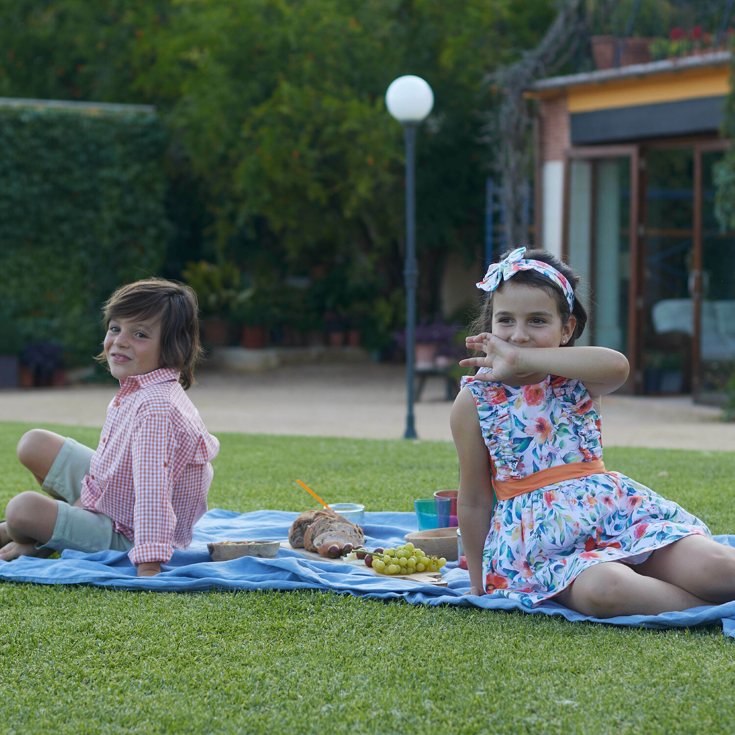 Girls Multi-Colored Floral Dress, 1, hi-res image number null