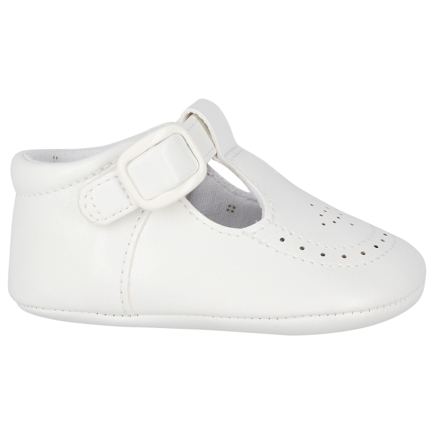 Baby Boys White Pre Walker Shoes, 3, hi-res image number null