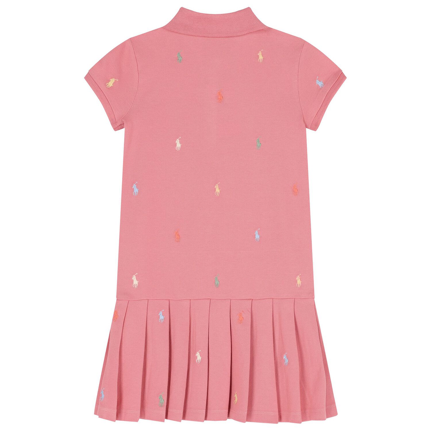 Girls Pink Logo Dress, 1, hi-res image number null
