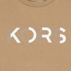 Girls Brown Logo T-Shirt, 2, hi-res