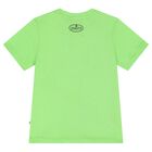 Younger Boys Green Logo T-Shirt, 2, hi-res