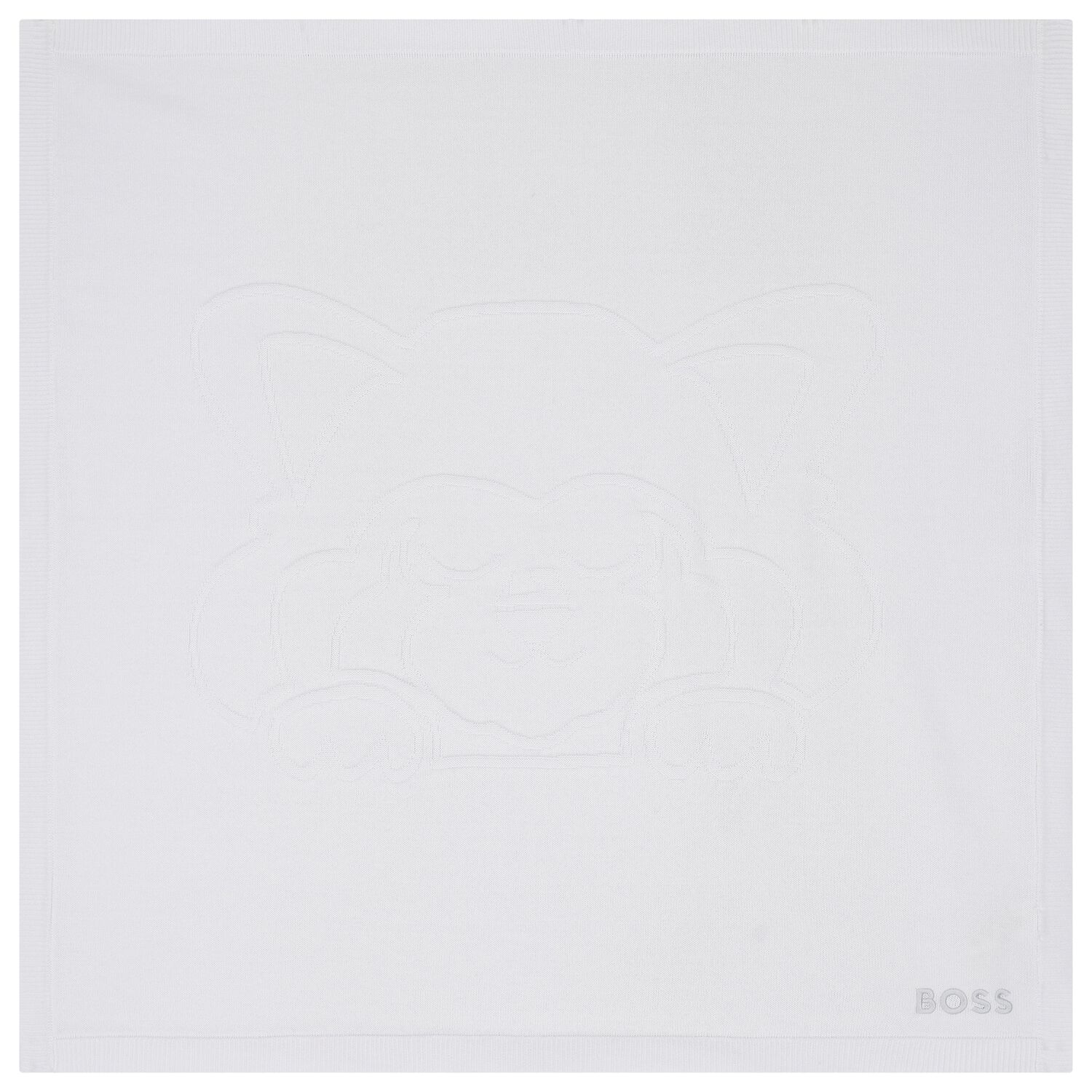 بطانية أطفال بالشعار باللون أبيض, 1, hi-res