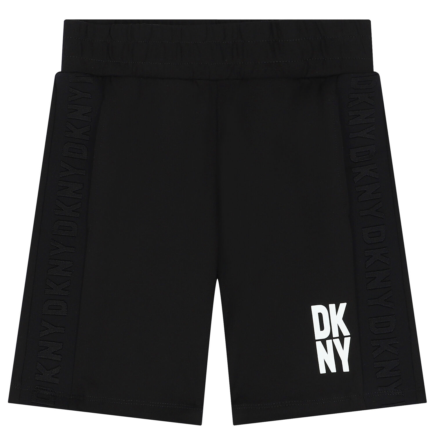 Boys Black Logo Shorts, 1, hi-res image number null