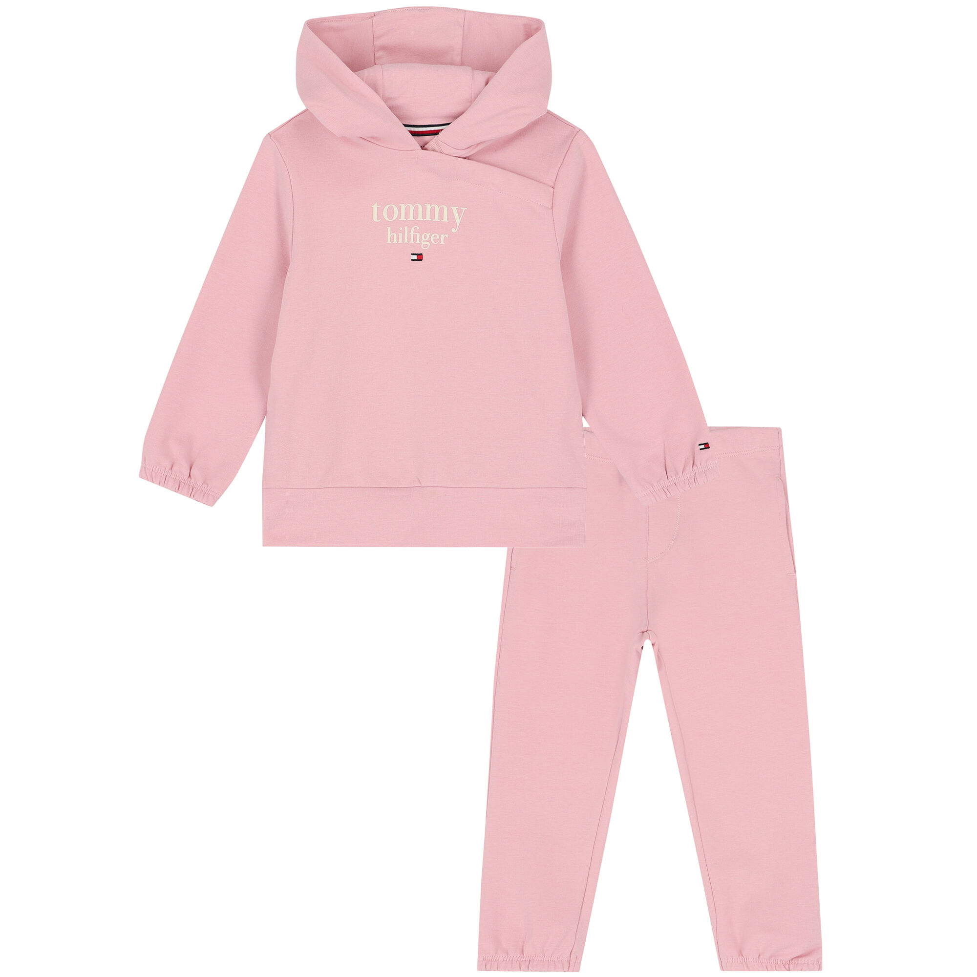 Tommy Hilfiger Baby Girls Pink Logo Tracksuit Junior Couture UAE