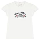 Girls White Logo T-Shirt, 1, hi-res