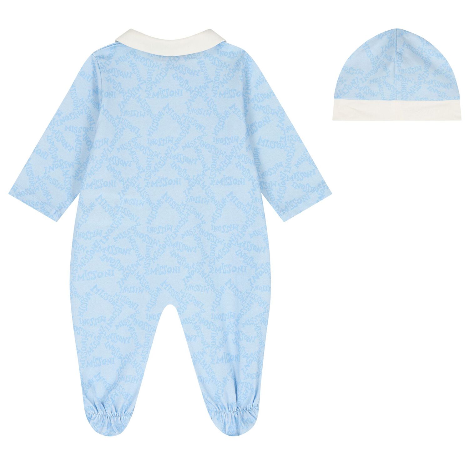 Baby Boys Blue Logo Babygrow Gift set, 1, hi-res