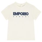 Younger Boys Green, Ivory & Black T-Shirts (3 Pack), 1, hi-res