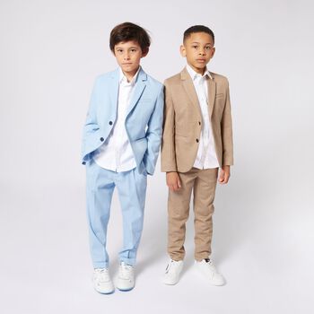 Boys White Logo Shirt