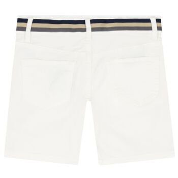 Boys Ivory Shorts